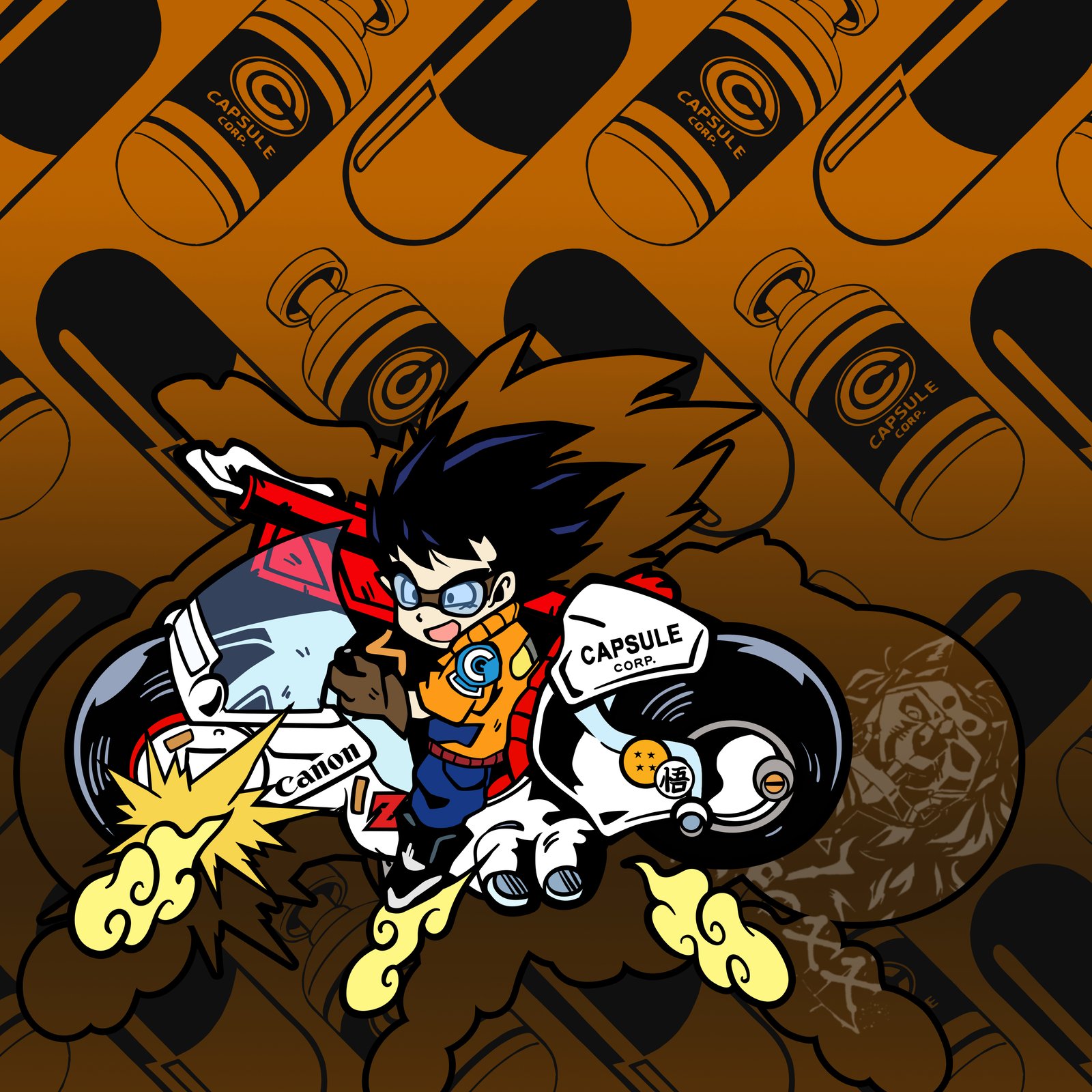 Akira x DBZ | Enamel Pin Set | The Pin Stash